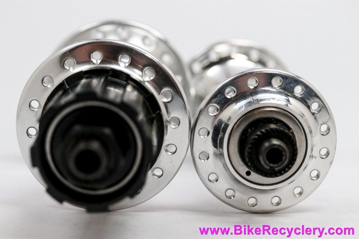 NIB/NOS Campagnolo Athena RS 7s Cassette Hubset & QR: 126mm - 32H - Rare