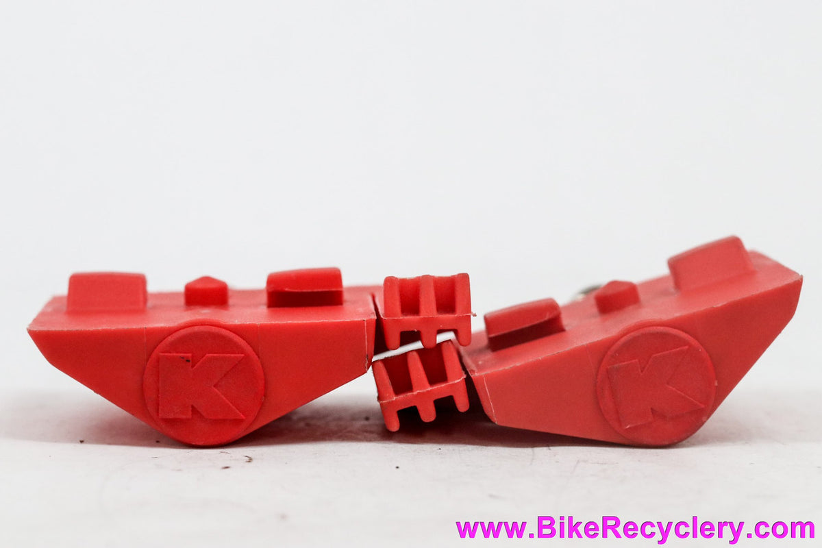 NIB/NOS Keywin Speed Pedal Pro: Cleats - 1983 World's 1st Twist Out Clipless Pedals!