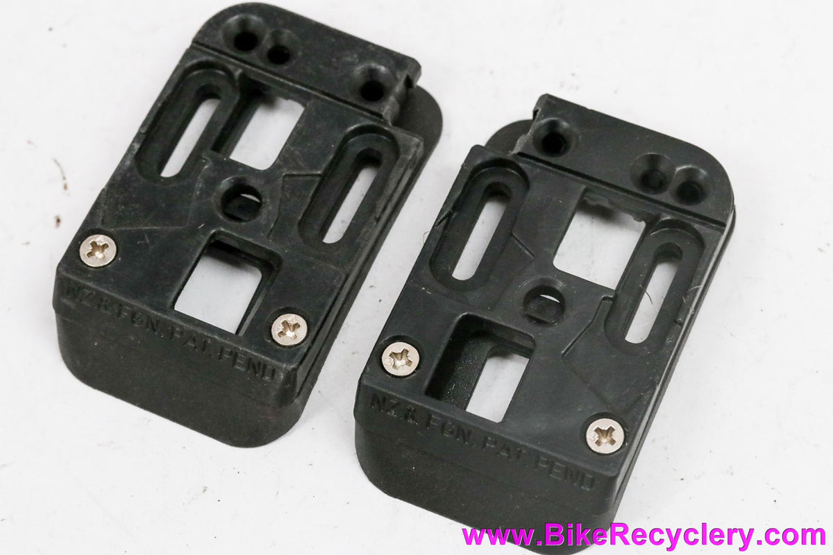 NIB/NOS Keywin Speed Pedal Pro: Cleats - 1983 World's 1st Twist Out Clipless Pedals!
