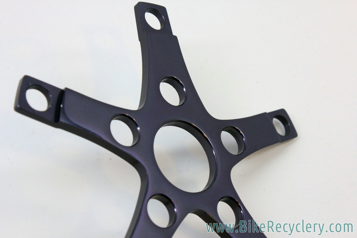 NOS/NIB Cook Brothers E-Type Crank Spyder: 130mm ROAD - Grey (Pewter)
