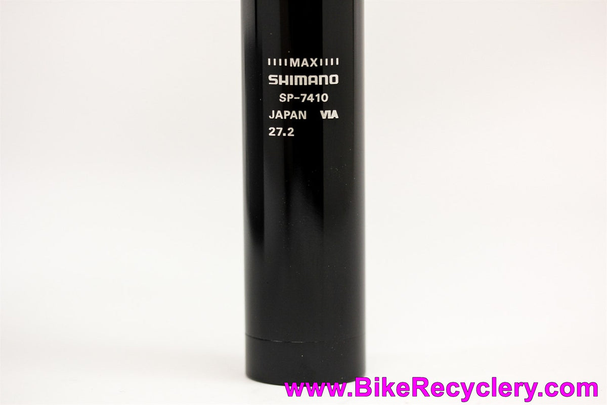 NIB/NOS Shimano Dura Ace SP-7410 Team Issue Seatpost: BLACK - 27.2mm x 270mm - Easton - Same as XTR SP-M900 (VERY RARE)