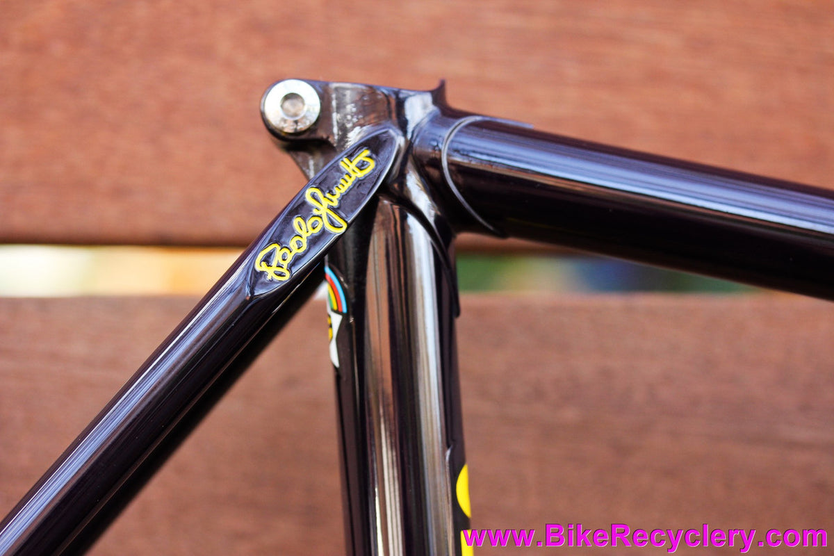 Guerciotti Columbus SL Lugged Steel Frame & Fork: 54cm - Pantographed - DEEP Purple / Black / Pewter Chameleon - 1980's
