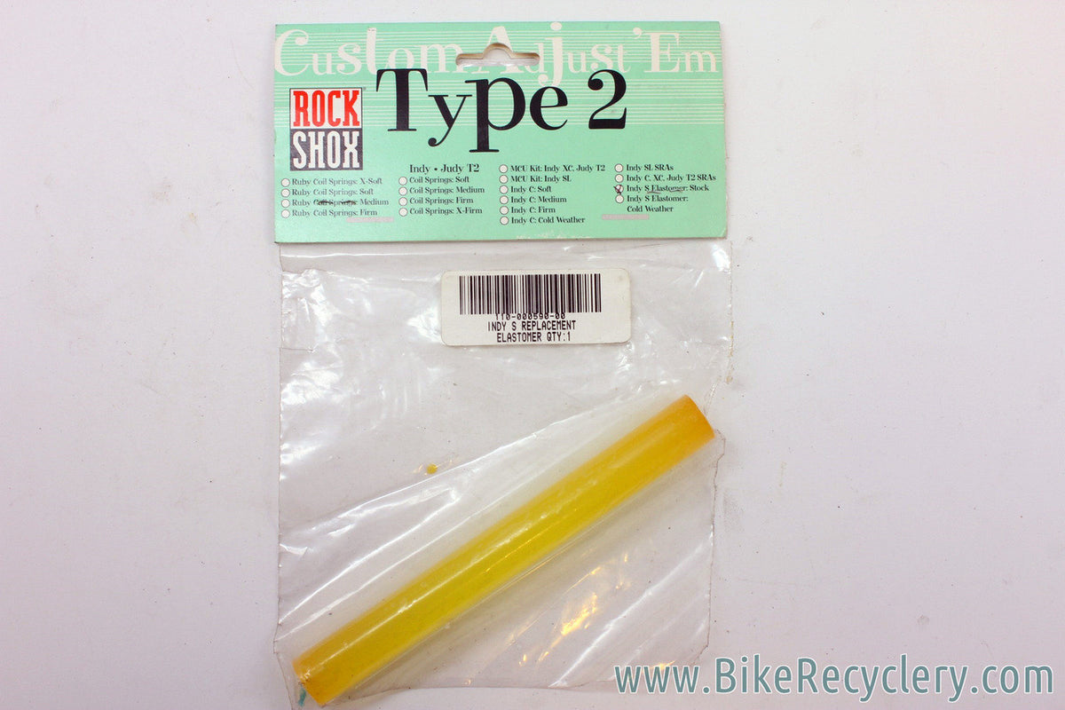 NOS Rockshox Indy S Elastomer: Yellow - Type 2 - 17mm