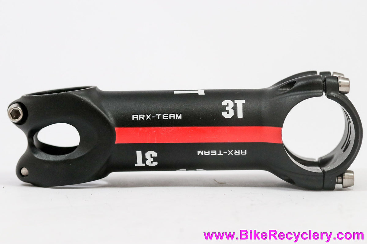 3T ARX Team Threadless Stem: 110mm x 31.8mm - 6D - Ti Bolts - 114g (New)