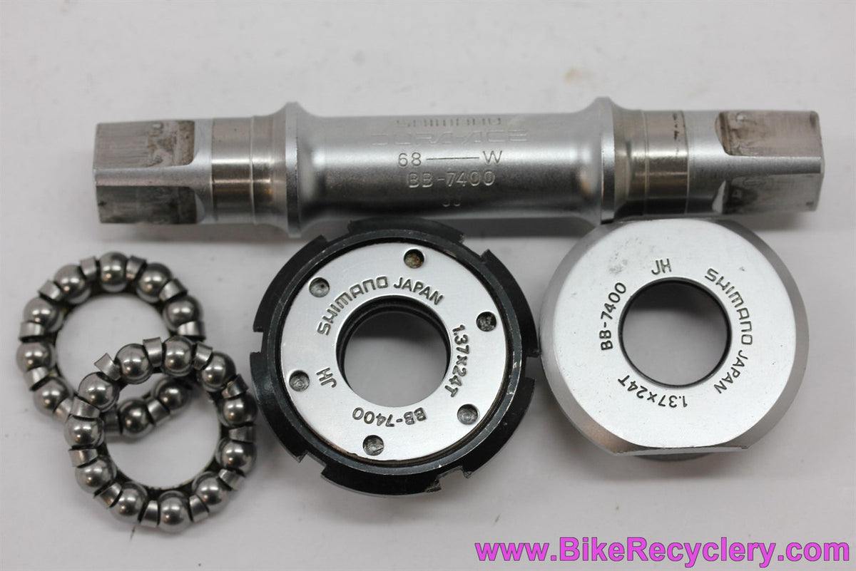 Shimano Dura Ace BB-7400 Bottom Bracket: 111mm x 68mm (Near Mint)