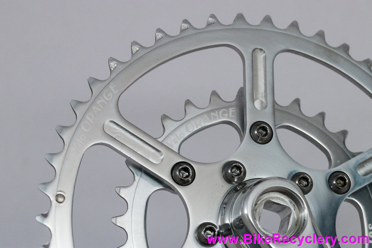 Velo Orange New Rando MKII Grand Cru 50.4mm Compact Double Crankset: 175mm - 46/30t (New but installed on BB)