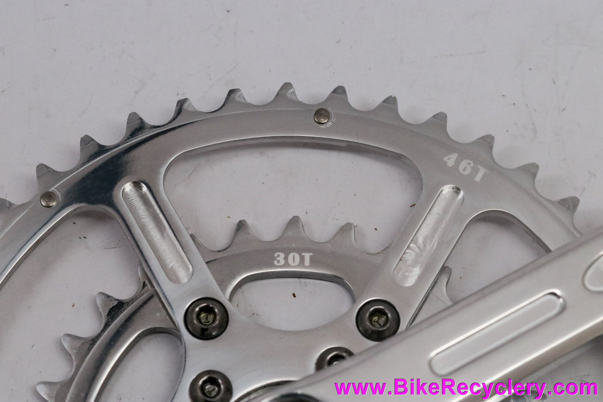 Velo Orange New Rando MKII Grand Cru 50.4mm Compact Double Crankset: 175mm - 46/30t (New but installed on BB)