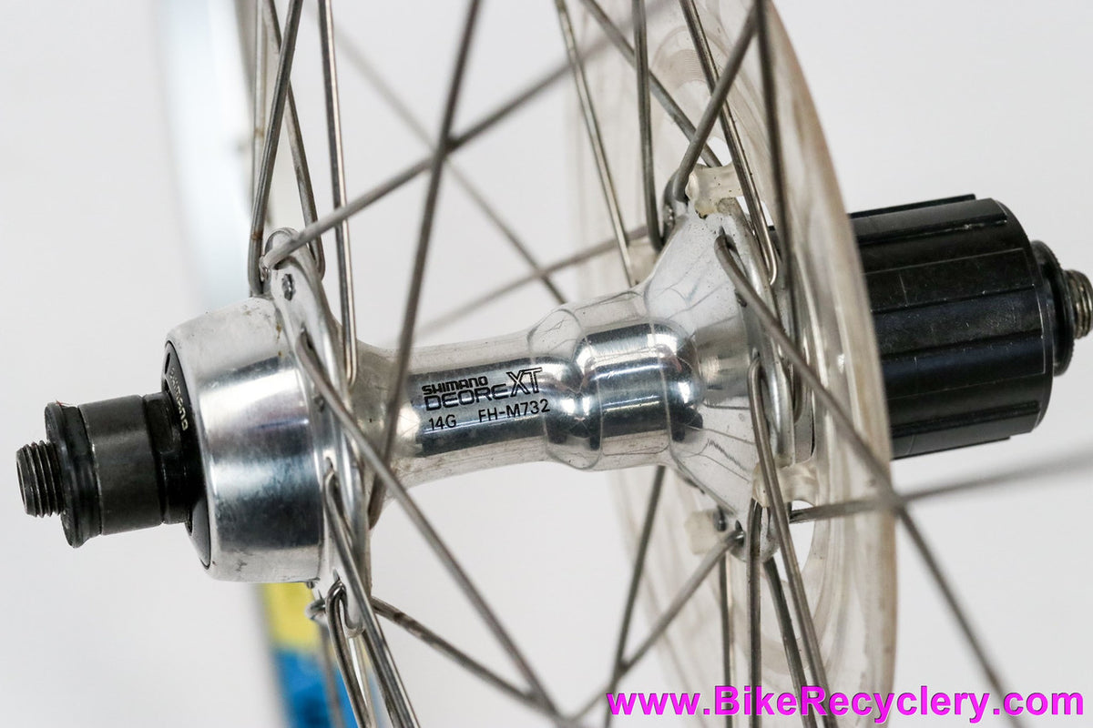 Ritchey Vantage Expert 26" Rear Wheel: XT FH-M732 - 32H - Polished (NOS take off? Shop Wear)