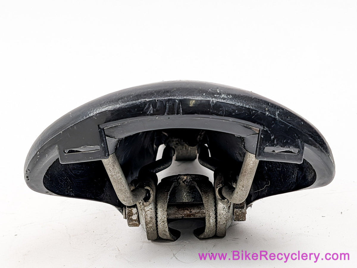 Selle Italia Gran Prix Plastic Saddle: Black Uncovered - 1960's (EXC)