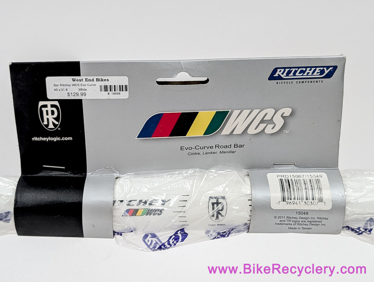 Ritchey WCS Eco Curve Road Drop Handlebars: 40cm x 31.8mm (NEW)