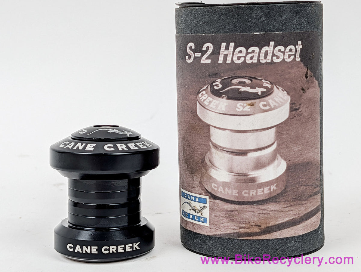 NIB/NOS Cane Creek S2 Threadless Headset: 1" - Black - Sealed Bearing