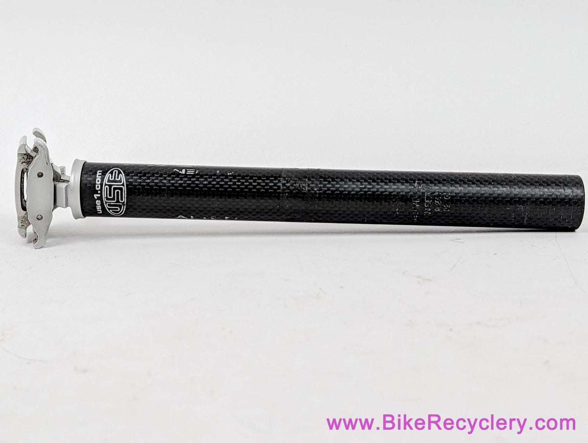 U.S.E. Alien Carbon Seatpost: 27.2mm - Vintage 1990's - Black