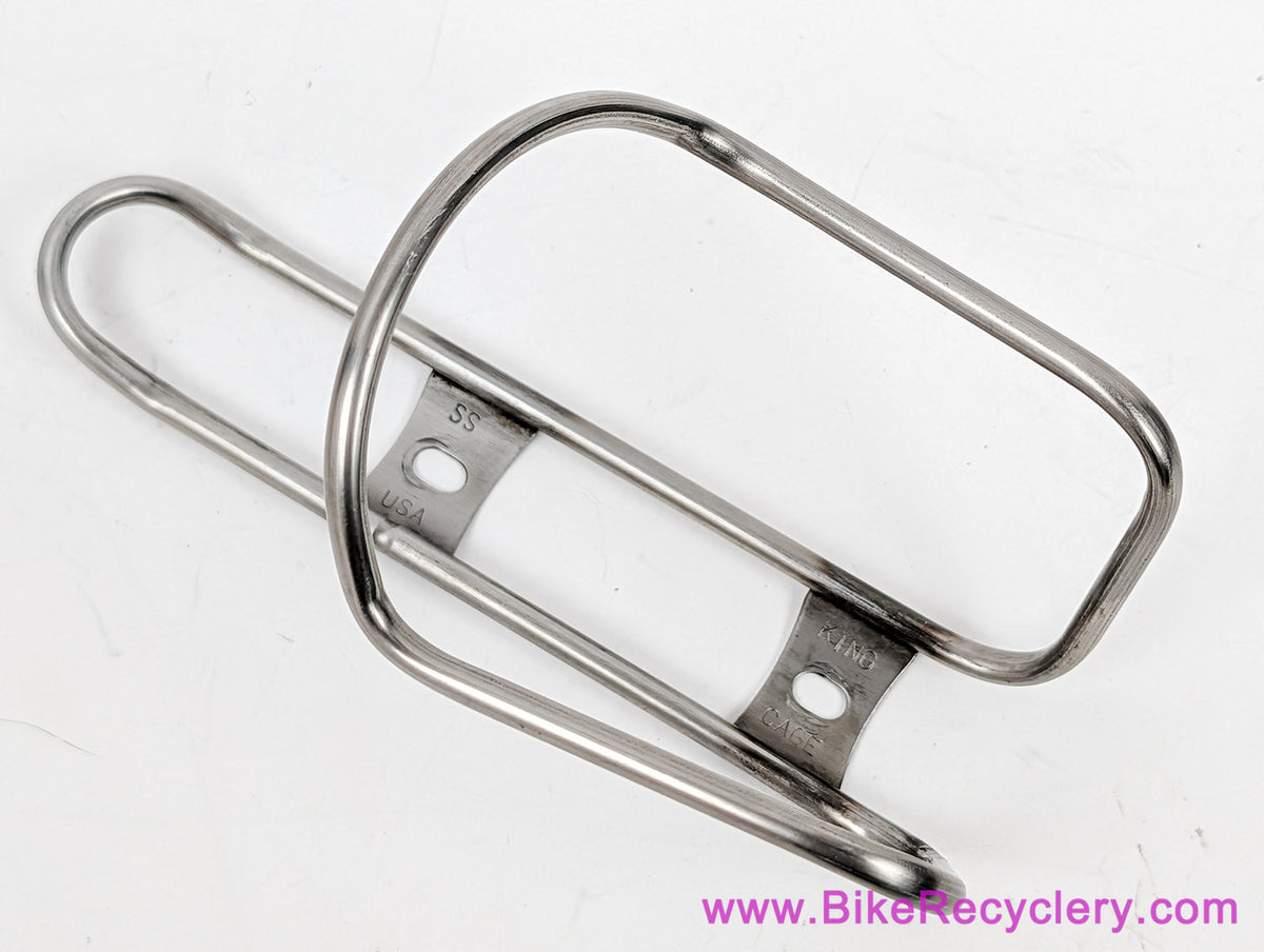 King Cage Water Bottle Cage: Stainless Steel (Sold Individually, Near Min+)