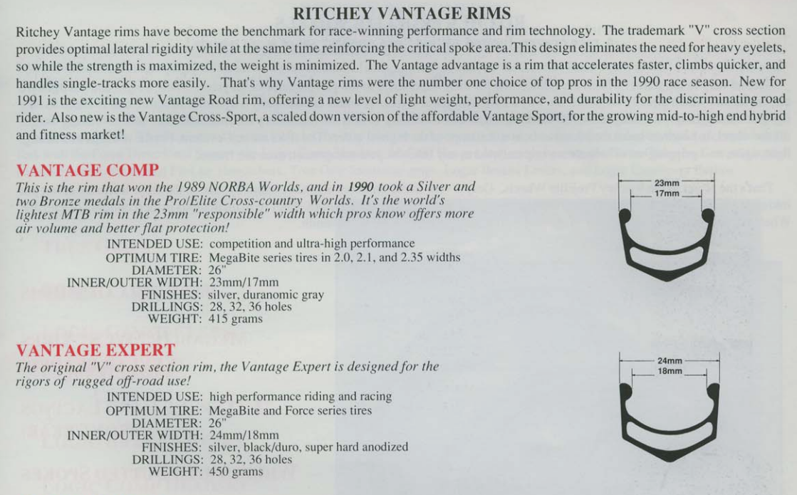 Ritchey Vantage Expert 26" Rear Wheel: XT FH-M732 - 32H - Polished (NOS take off? Shop Wear)
