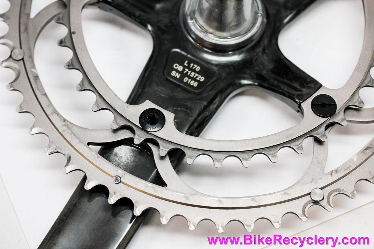 Campagnolo Chorus 10s Ultra-Torque Carbon Crankset: 170mm x 53/39t - FC7-CH093C (take-off)