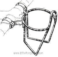 NIB/NOS TA Bottle Cage REF 213, REF 13 Clamps & Water Bottle: Handlebar Mount