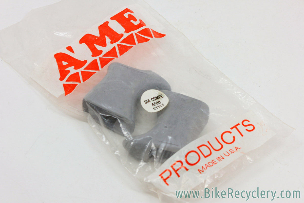 NIB/NOS AME Hoods for DIA-COMPE Aero Brake levers: Grey