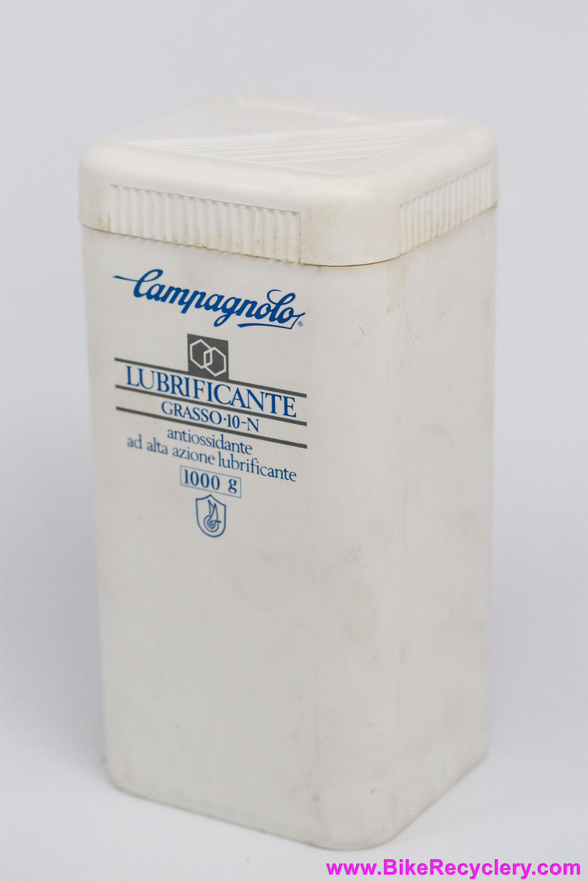 NIB/NOS Campagnolo Grasso 10-N 1000g Grease Tub: Sealed! - 1980's C-Record Era - RARE!
