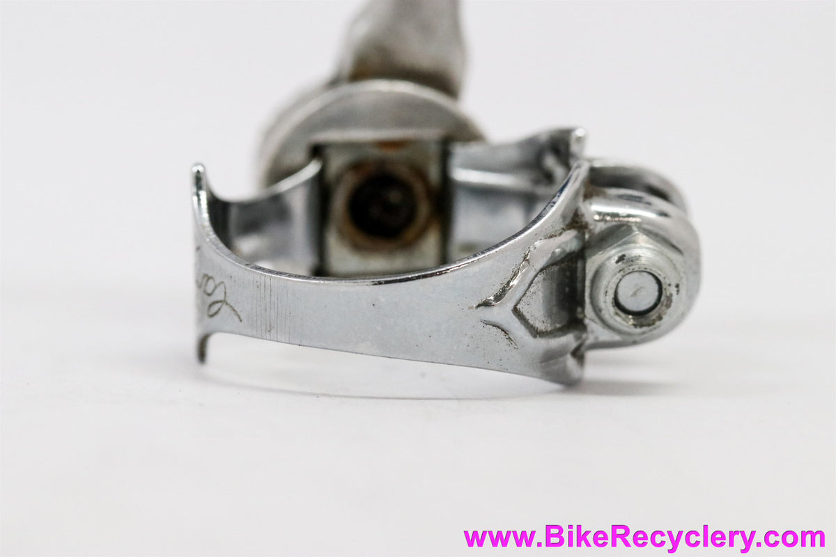 NOS Campagnolo #1015 Record / Gran Sport Single Side Downtube Shifter: Right / Rear - Clamp On - Blue Cover (Near Mint+)