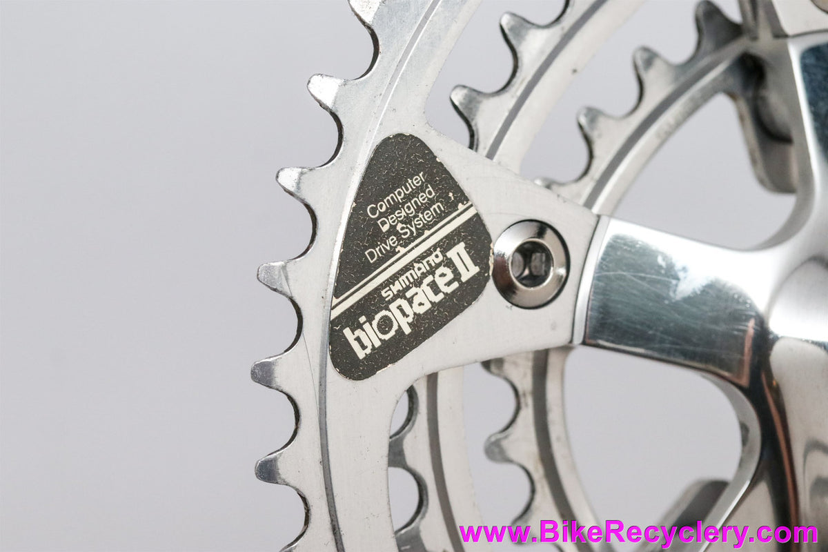 Shimano XT FC-M730 Crankset: 175mm x 46/36/26t Biopace - Polished (Near Mint+)