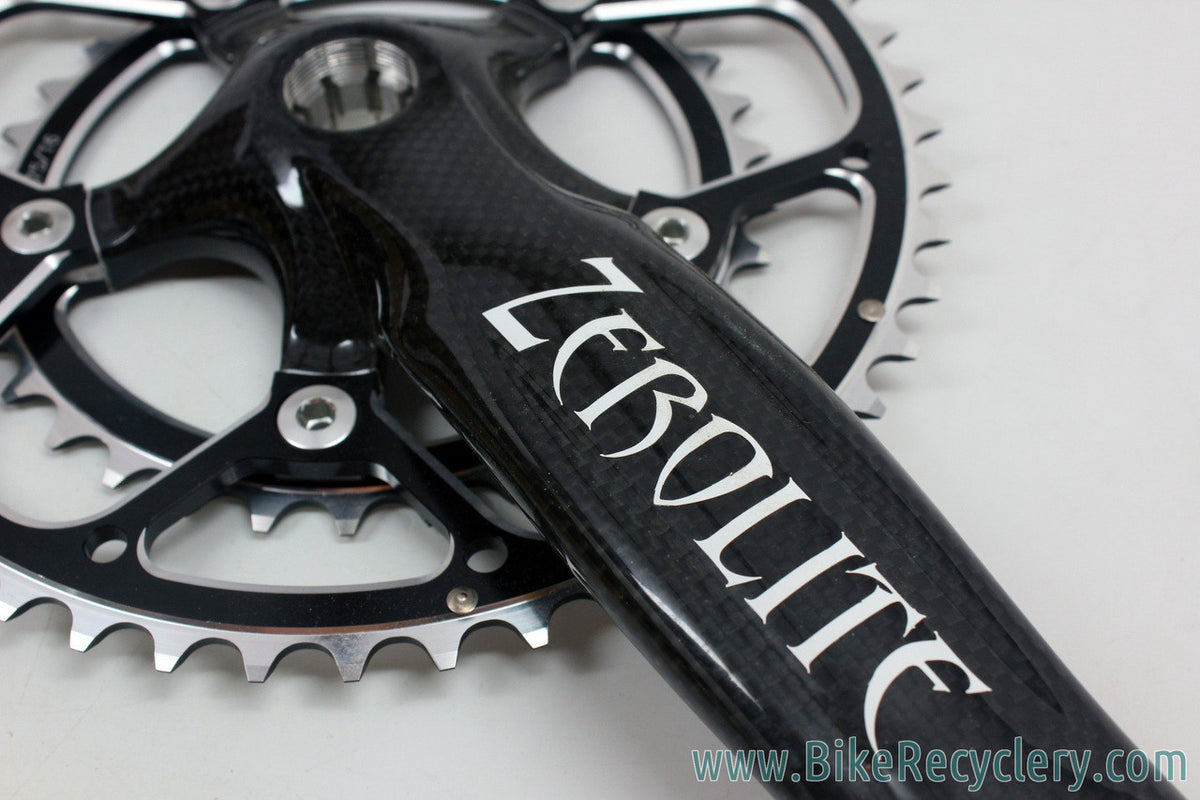 NIB/NOS Zerolite Carbon Crankset: 172.5mm - Cyclocross Double - Octalink - 48/34t