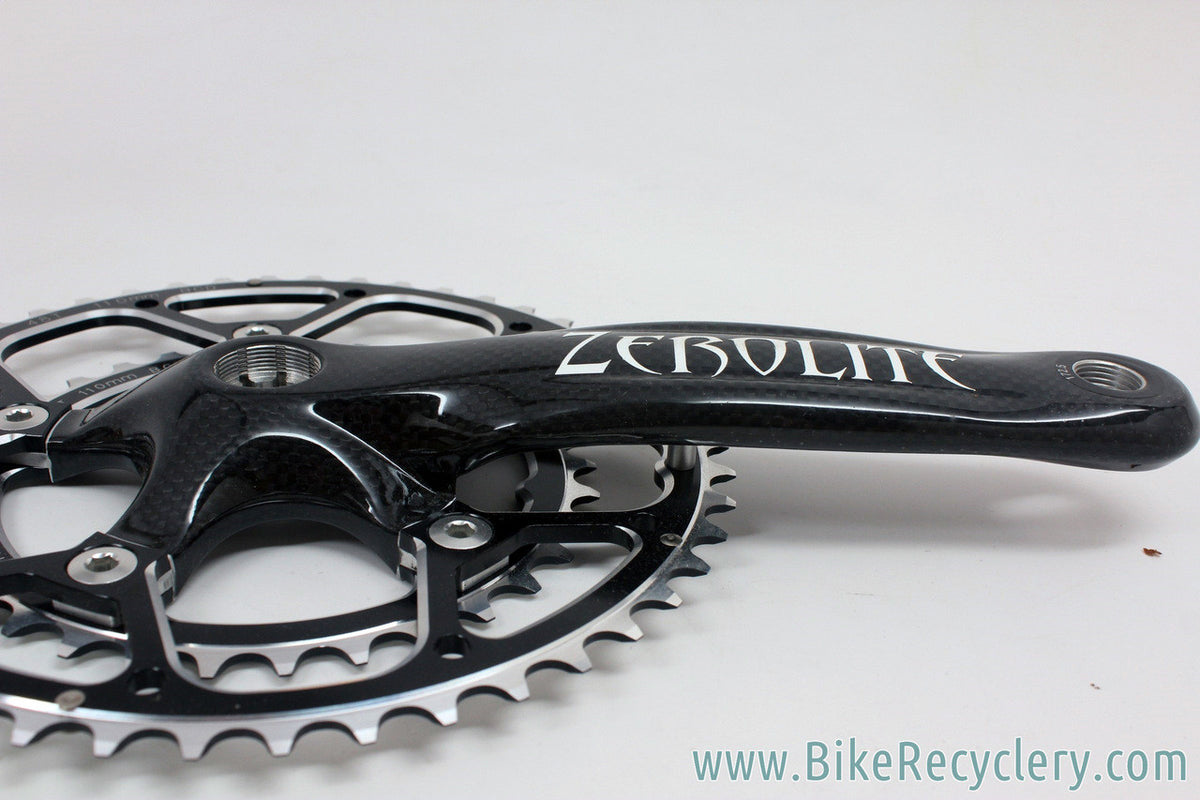 NIB/NOS Zerolite Carbon Crankset: 172.5mm - Cyclocross Double - Octalink - 48/34t