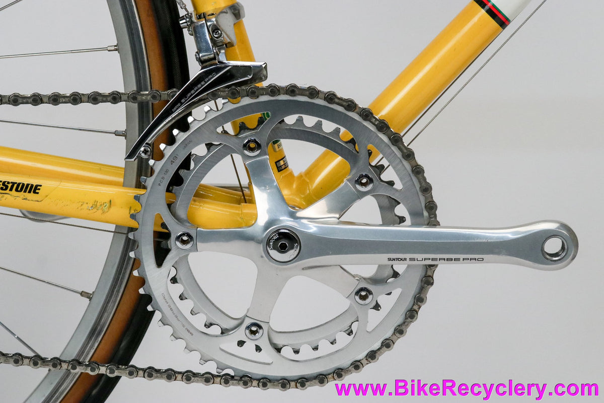 1993 Bridgestone RB-1: 57.5cm - Suntour Superbe Pro 7s- Chris King Hubs - Ritchey BiPlane - Nitto Lugged - B'Stone Sponsored Racer's Bike!