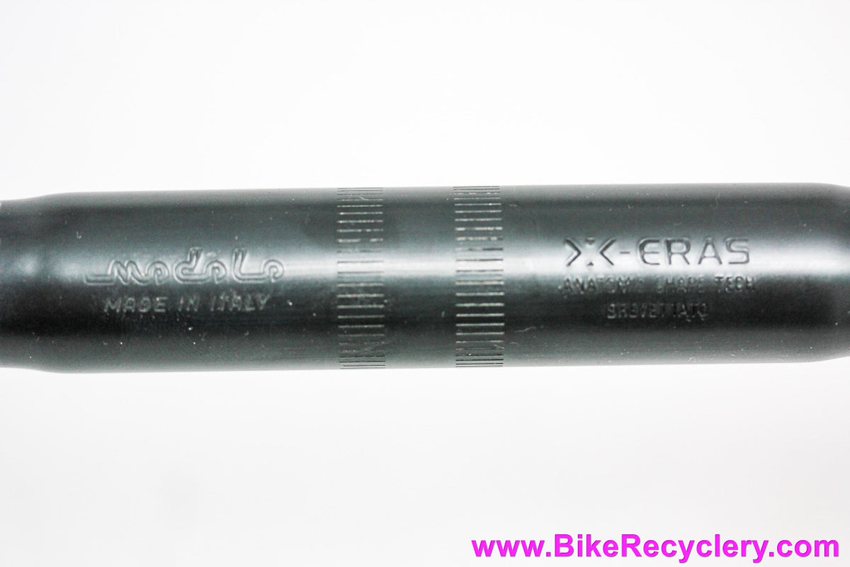 Modolo X-Eras Road Drop Handlebar: 42cm (c-c) x 26.0mm - Anatomic - Black Ano - 1980's / 1990's (Near Mint)