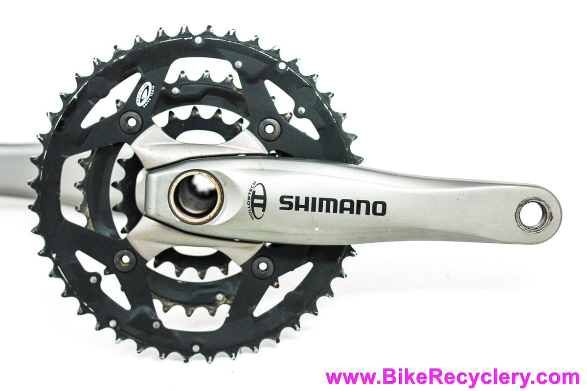 Shimano XT Hollowtech II 9 Speed Crankset: FC-M762 - 175mm x 44/32/22t (EXC+)