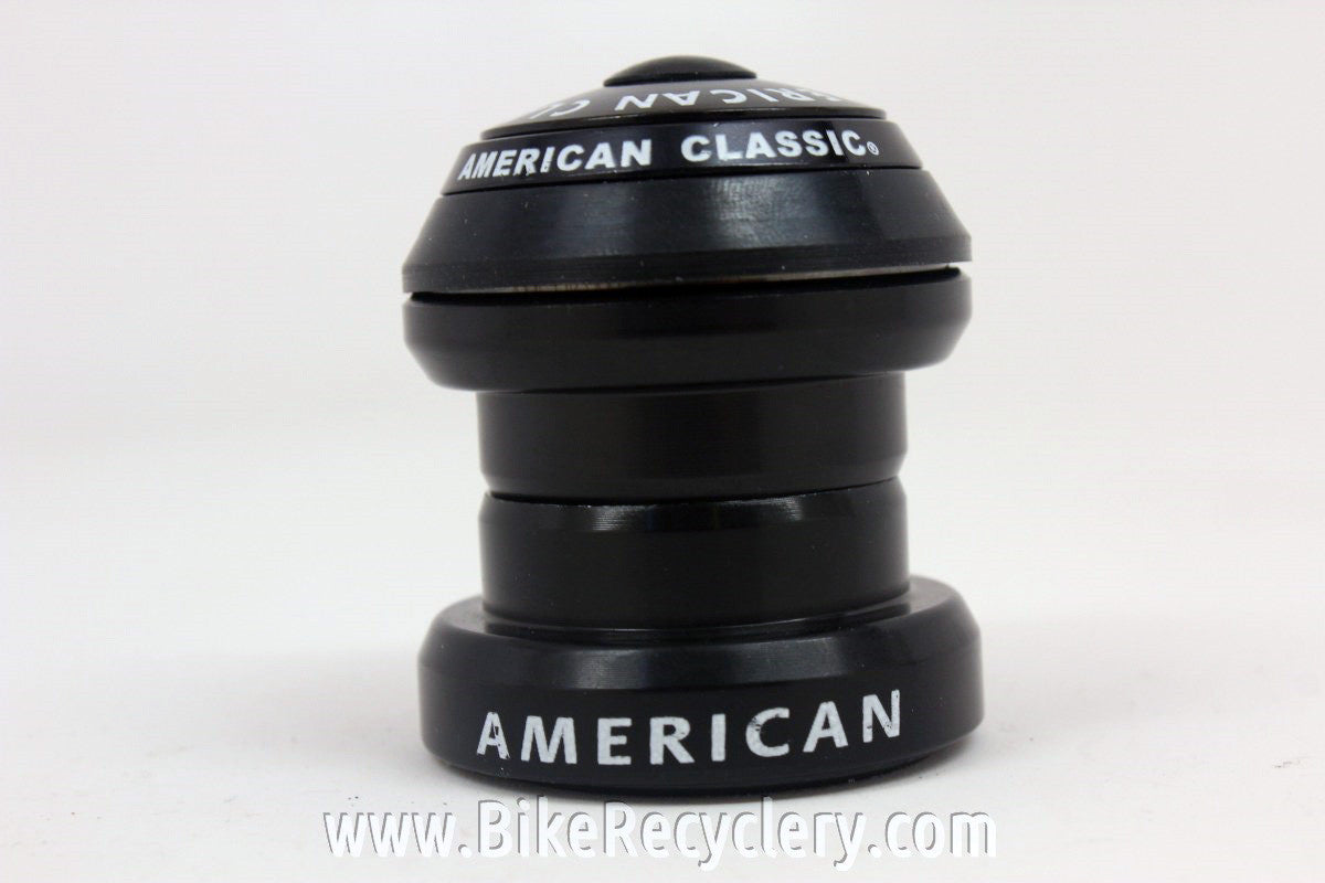 NIB American Classic Threadless Headset: 1 1/8" Threadless, Black, Sealed Bearing
