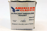 NIB American Classic Threadless Headset: 1 1/8" Threadless, Black, Sealed Bearing