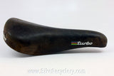 Vintage selle Italia Turbo Saddle: Brown Leather, 1989