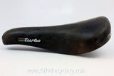 Vintage selle Italia Turbo Saddle: Brown Leather, 1989