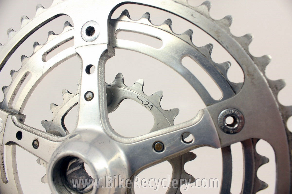 Avocet Drive Side Triple Crank Arm & Chainrings: 49/42/24T, 144/74mm BCD, 170mm