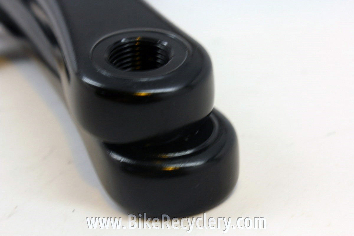 Miche Racing Triple Speed Crank Arms & BB: Black, 170mm, 144/74mm