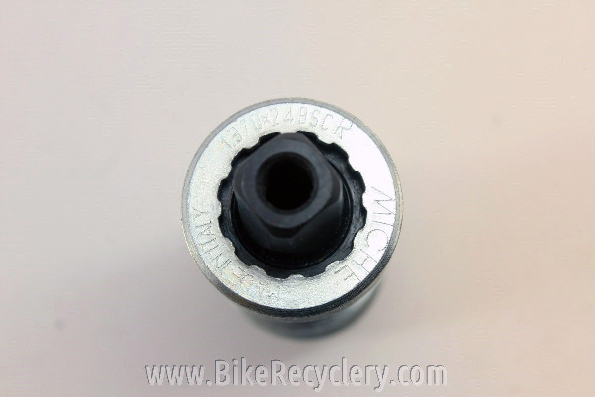 Miche Racing Triple Speed Crank Arms & BB: Black, 170mm, 144/74mm
