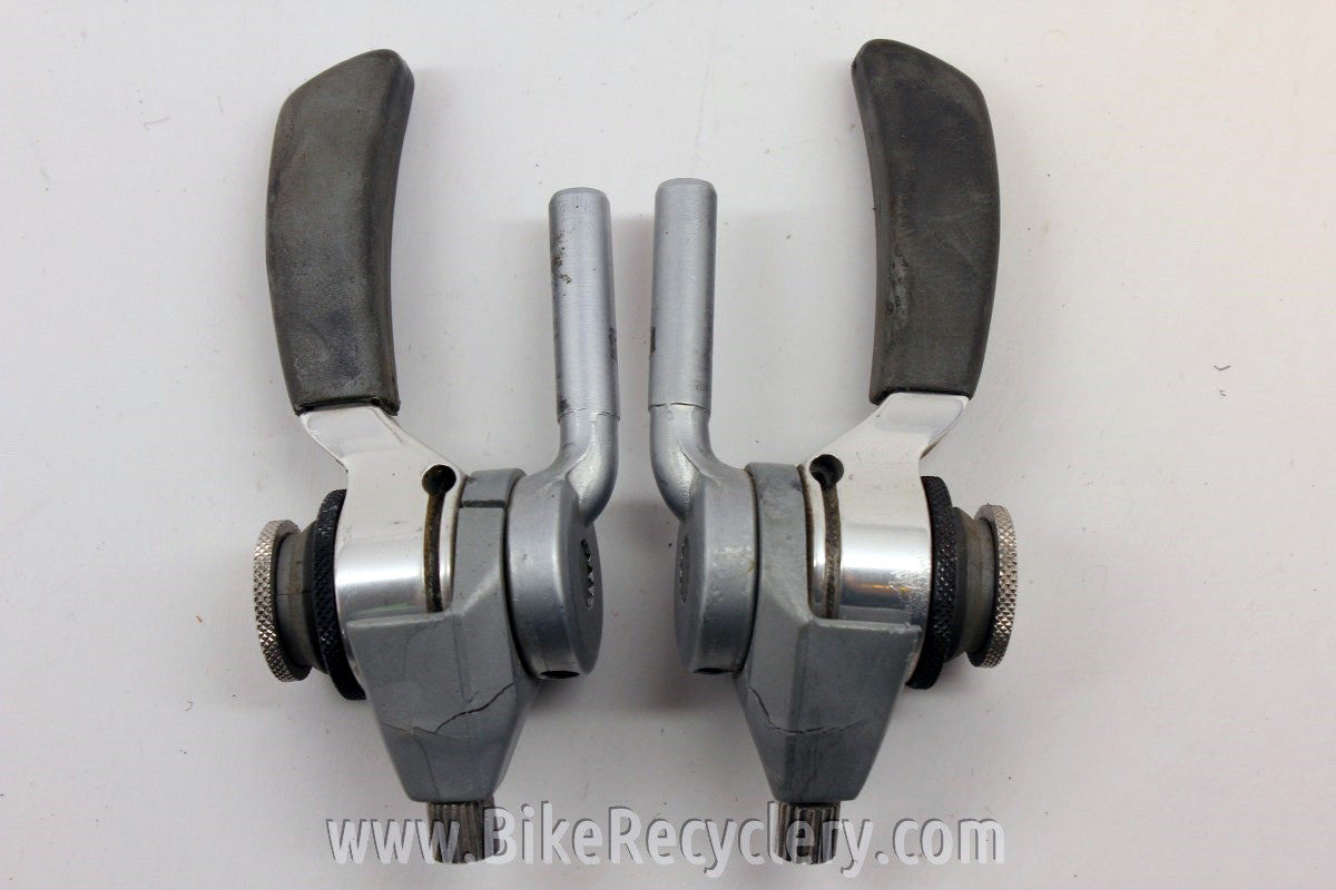 Campagnolo Euclid Thumb Shifters: 7 Speed Syncro, Rare