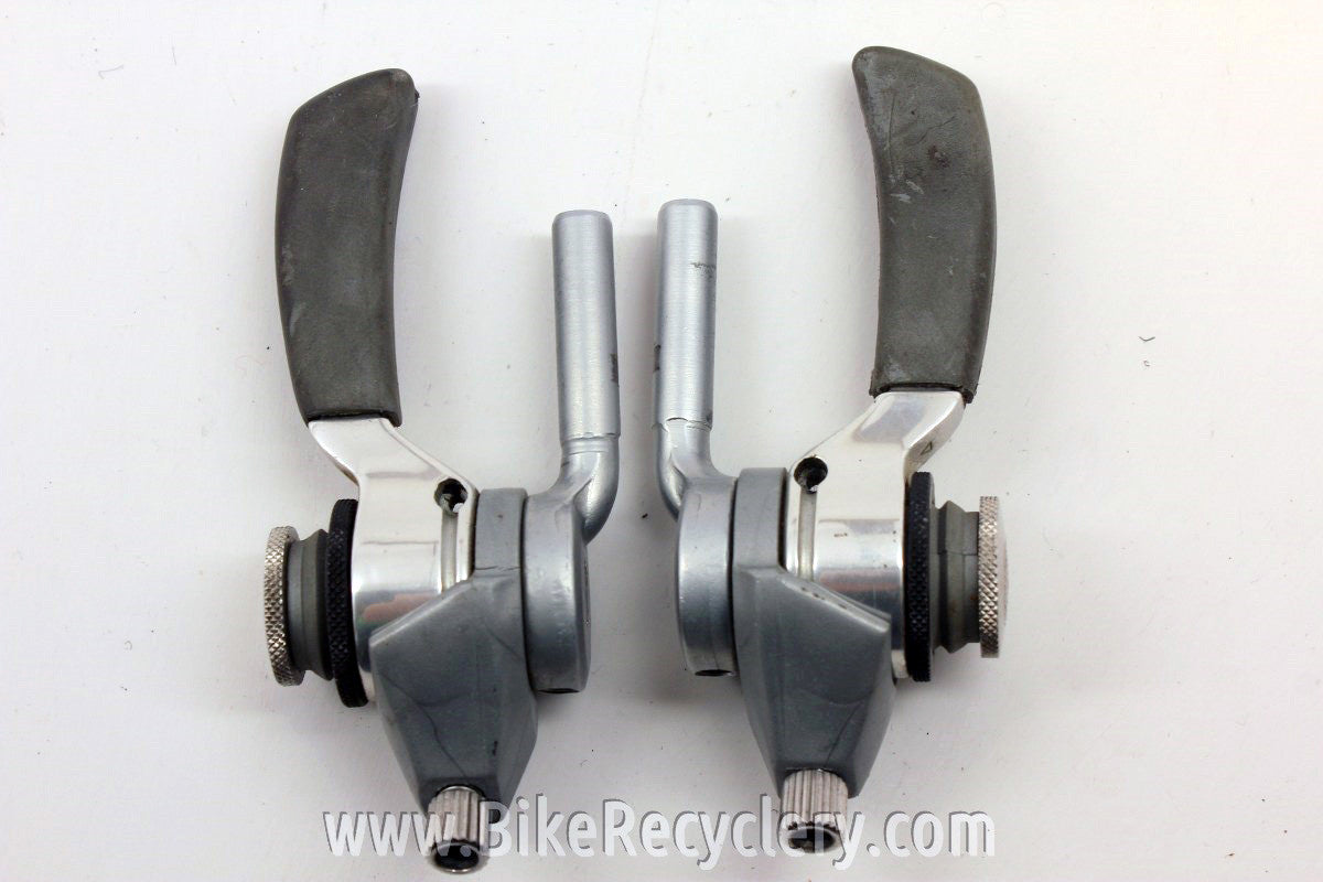 Campagnolo Euclid Thumb Shifters: 7 Speed Syncro, Rare