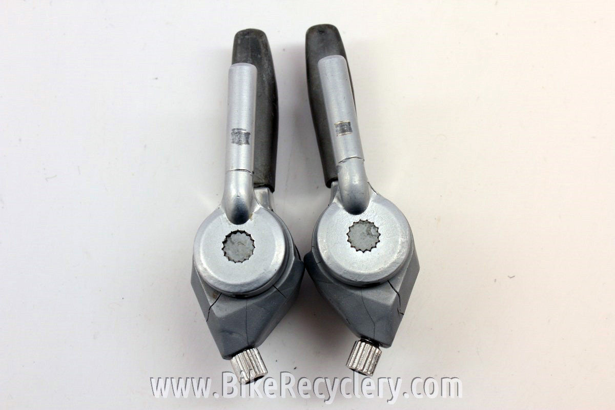 Campagnolo Euclid Thumb Shifters: 7 Speed Syncro, Rare