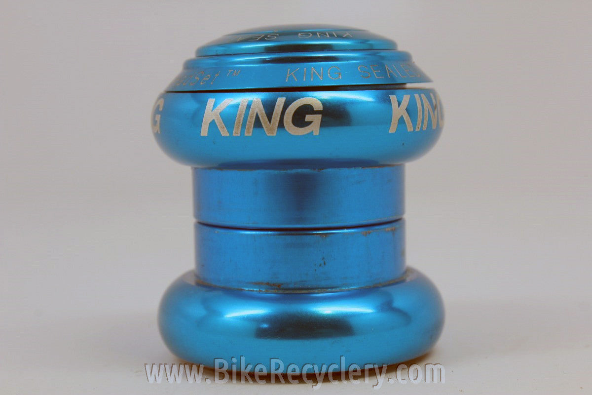 1990's TURQUOISE Chris King 1 1/8" NoThreadSet Threadless Headset