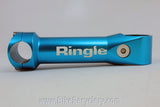 TURQUOISE Ringle Zooka Threadless Stem: 1 1/8", 130mm x 25.4mm