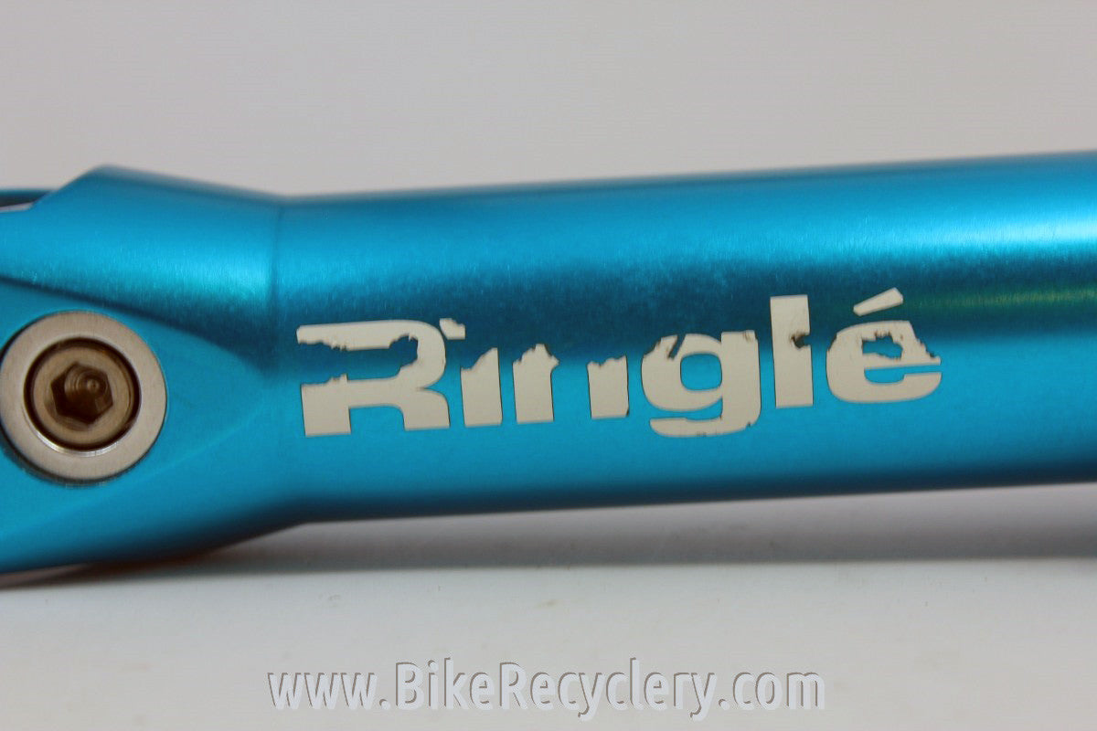TURQUOISE Ringle Zooka Threadless Stem: 1 1/8", 130mm x 25.4mm