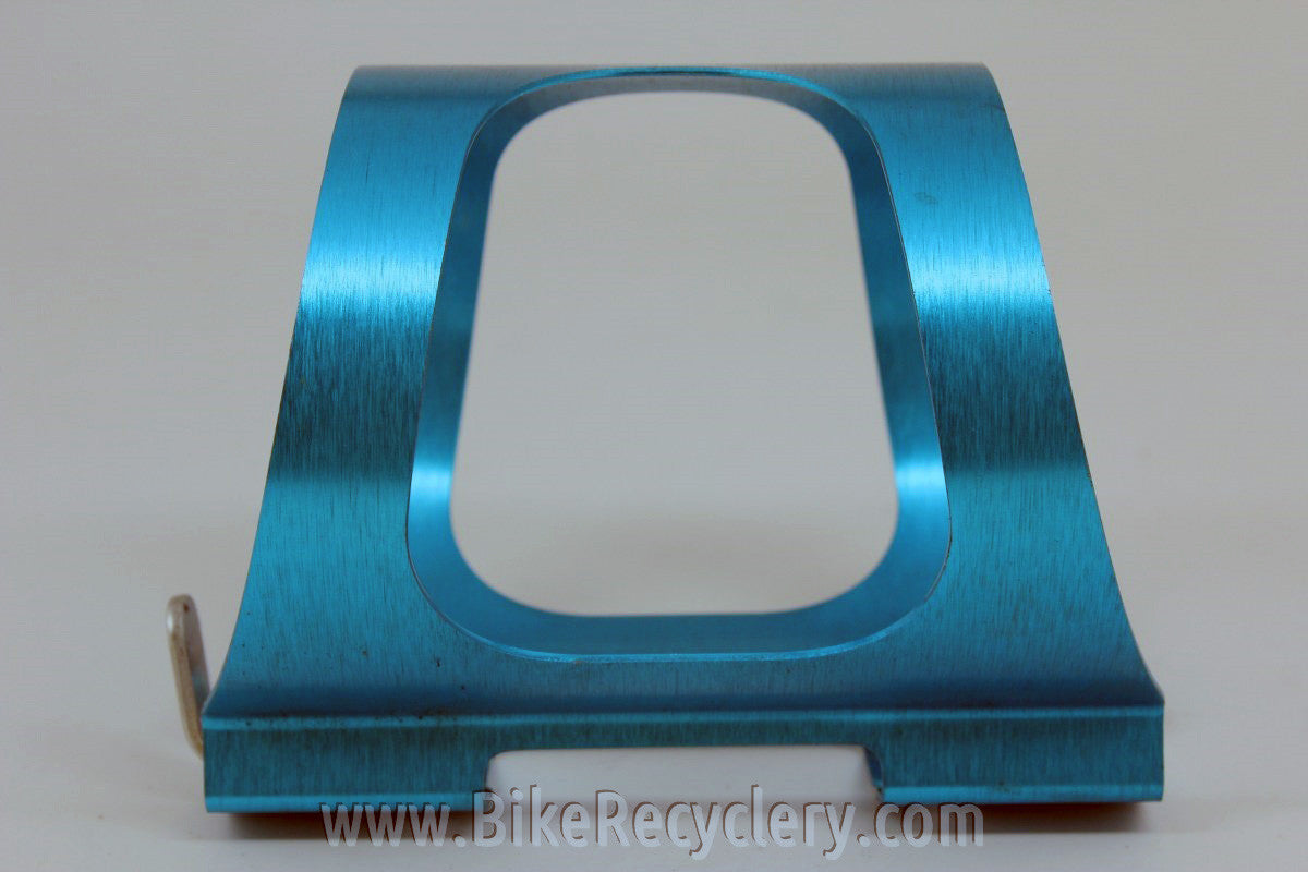 TURQUOISE Ringle H2O Anodized Water Bottle Cage: 1990's, Near Mint