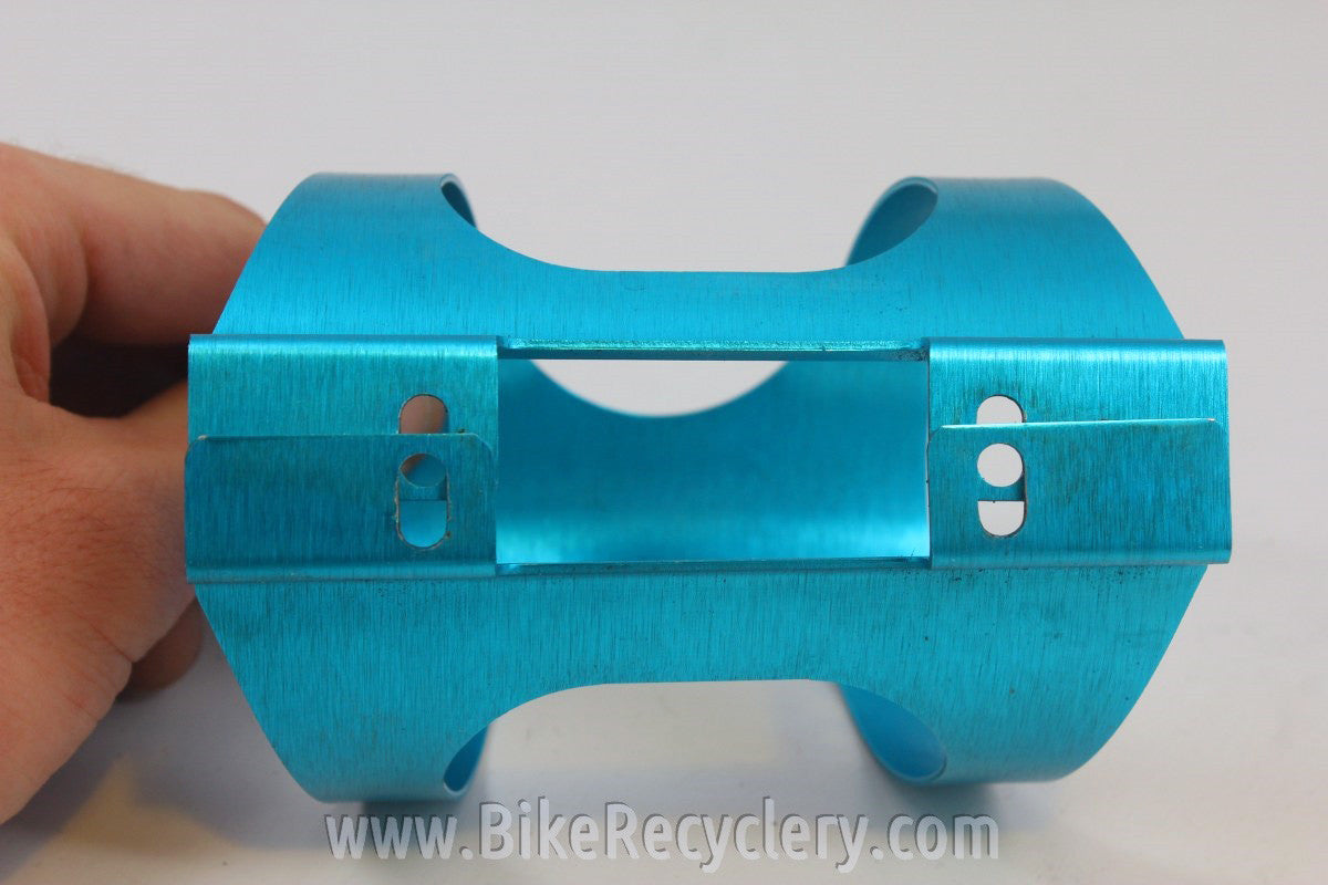 TURQUOISE Ringle H2O Anodized Water Bottle Cage: 1990's, Near Mint