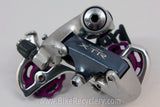 Shimano XTR RD-M900 Rear Derailleur: Mid Cage, 3DV Purple Pulleys, EXC+