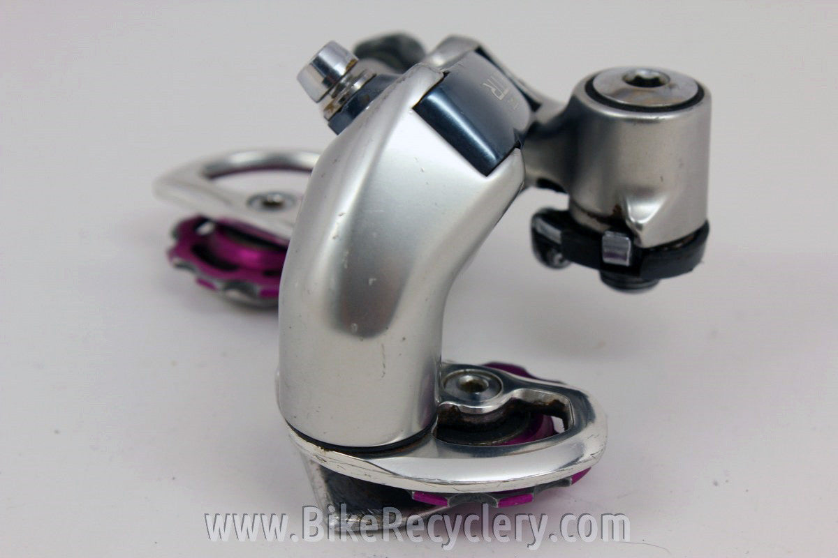 Shimano XTR RD-M900 Rear Derailleur: Mid Cage, 3DV Purple Pulleys, EXC+