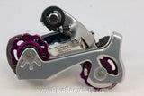 Shimano XTR RD-M900 Rear Derailleur: Mid Cage, 3DV Purple Pulleys, EXC+