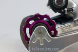 Shimano XTR RD-M900 Rear Derailleur: Mid Cage, 3DV Purple Pulleys, EXC+