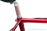 1980's Colnago Super Steel Road Bike: 56cm - Saronni Red - Chrome Lugs - Panto Super Record Gruppo (EXC+ Preserved Original Paint/Decals)