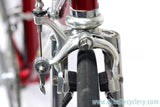 1980's Colnago Super Steel Road Bike: 56cm - Saronni Red - Chrome Lugs - Panto Super Record Gruppo (EXC+ Preserved Original Paint/Decals)